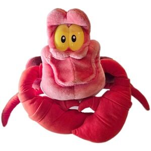 90s VTG 26" BIG Sebastian Disney's The Little Mermaid Crab Plush Toy Mattel Arco